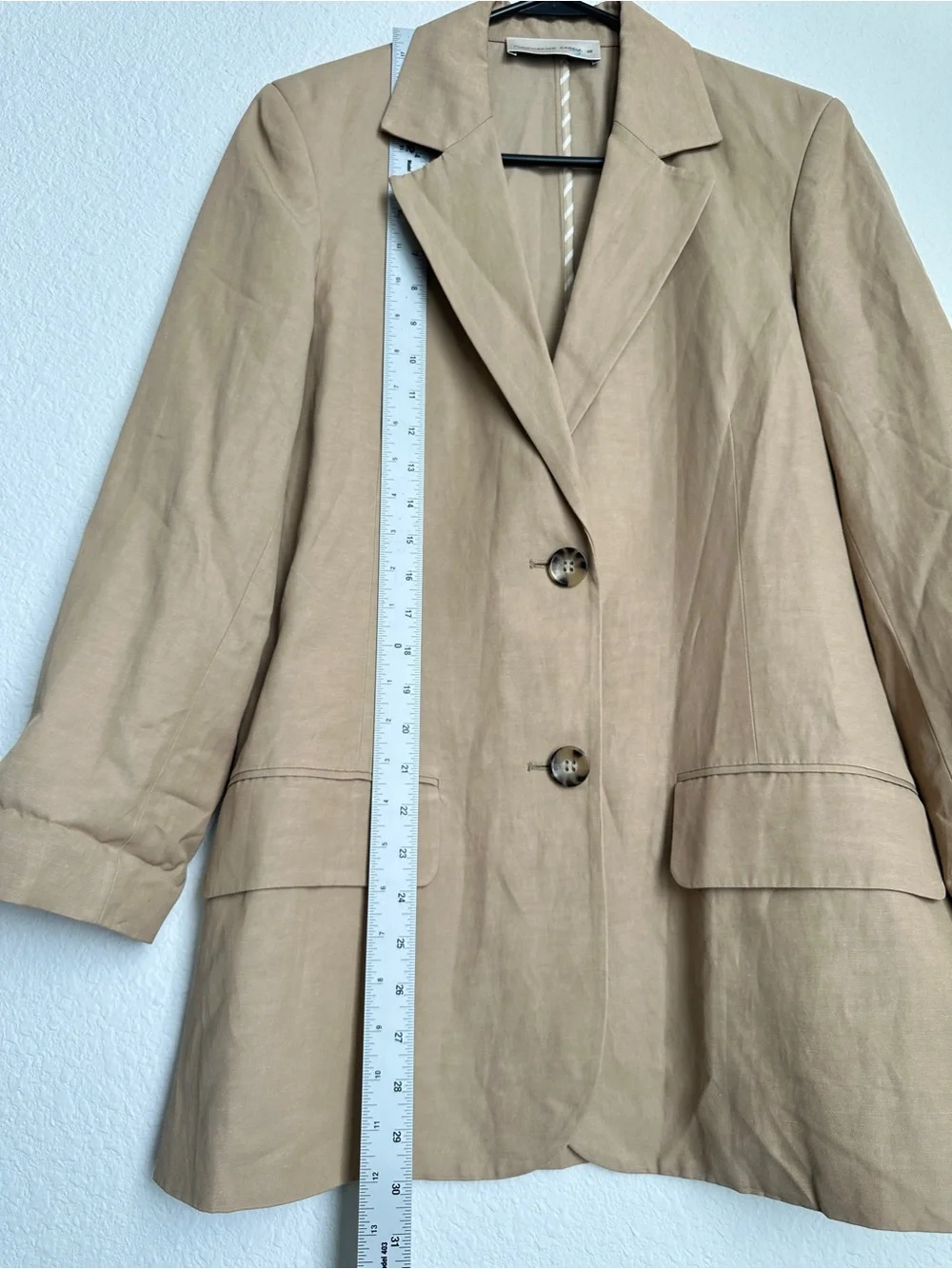 Purification Garcia women’s‎ Blazer EU 38 US 8 beige linen blend